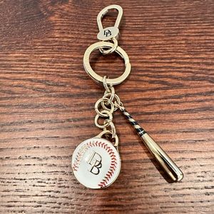 Dooney and Bourke Baseball Key Chain Purse Charm Clip Fun!
